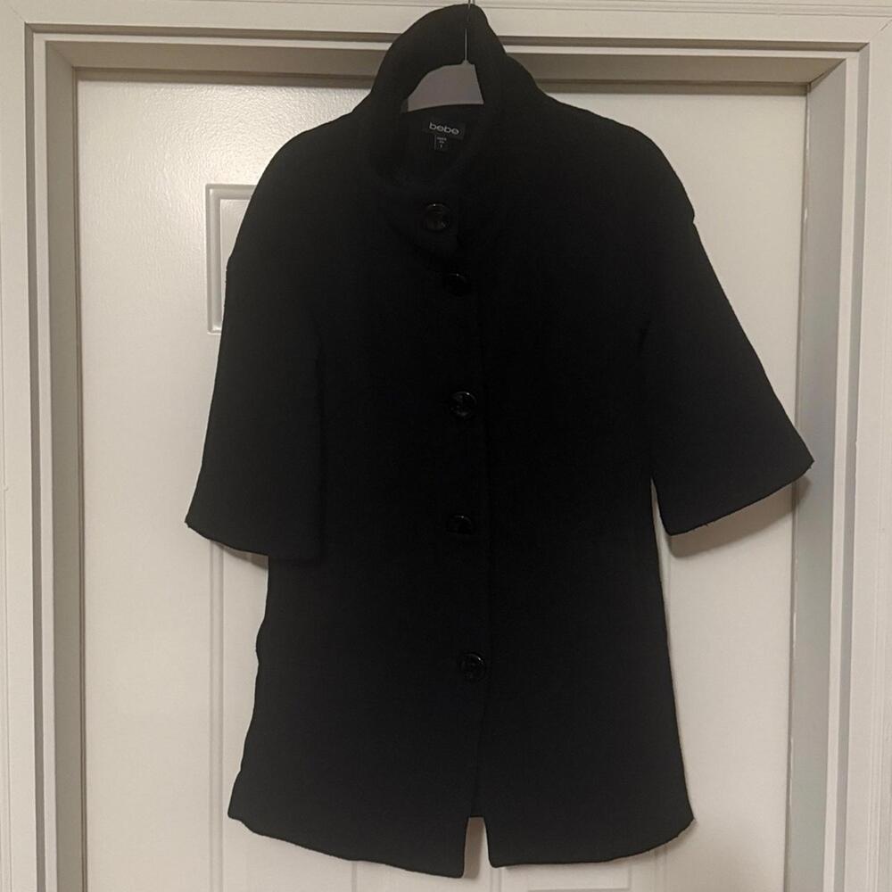 Bebe pea coat size small black